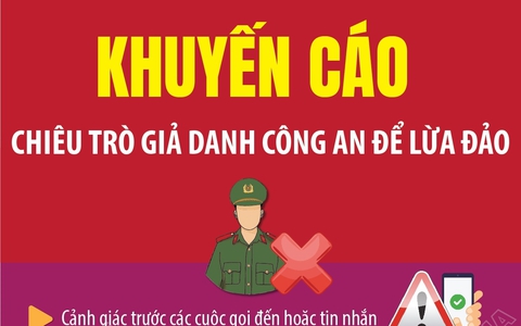 Khuyến cáo chiêu trò giả danh công an để lừa đảo