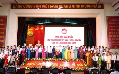 Đại hội đại biểu MTTQ phường Sơn Tây lần thứ I, nhiệm kỳ 2025 – 2030
