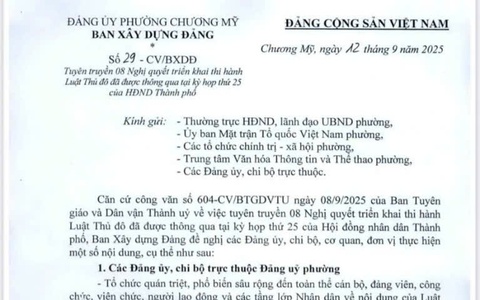 08 Nghị quyết triển khai thi hành Luật thủ đô đã được thông qua tại kỳ họp thứ 25 của Hội đồng nhân dân thành phố