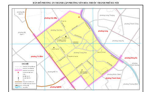 Kế hoạch lấy ý kiến cử tri về việc ghép khu dân cư và tổ dân phố trên địa bàn phường Yên Hoà