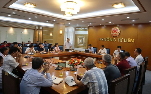Lãnh đạo UBND phường Từ Liêm làm việc với các Tổ dân phố thuộc phường Mễ Trì, Phú Đô (cũ)

