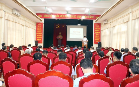Xã Hòa Phú tổ chức hội nghị triển khai kế hoạch làm sạch dữ liệu đất đai