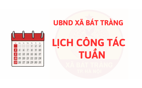 LỊCH CÔNG TÁC TUẦN 39/2025