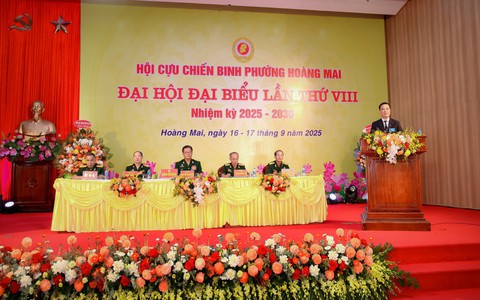 Hội Cựu chiến binh (CCB) phường Hoàng Mai tổ chức Đại hội Đại biểu Hội CCB Phường lần thứ VIII, Nhiệm kỳ 2025-2030.