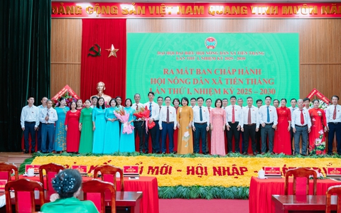 Đại hội đại biểu Hội Nông dân xã Tiến Thắng nhiệm kỳ 2025-2030: Phát huy vai trò chủ thể trong nông nghiệp xanh và nông thôn số
