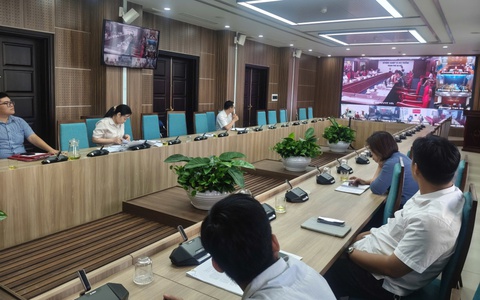 Phường Tây Hồ dự hội nghị trực tuyến hướng dẫn kỹ thuật triển khai thực hiện chiến dịch làm giàu, làm sạch cơ sở dữ liệu quốc gia về đất đai.