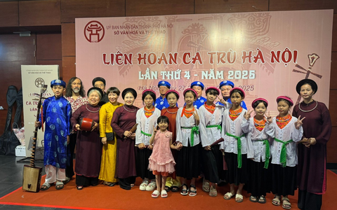 Câu lạc bộ Ca trù Chanh Thôn tham gia liên hoan Ca trù 
Hà Nội lần thứ 4 năm 2025