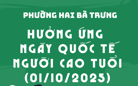 Chùm hoạt động Hưởng ứng ngày Quốc tế Người cao tuổi (1/10) của phường Hai Bà Trưng.