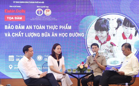 Hà Nội: Tọa đàm trực tuyến: “Bảo đảm an toàn thực phẩm và chất lượng bữa ăn học đường”