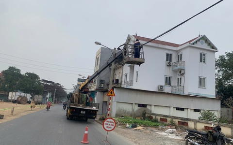 Xã Quang Minh quyết liệt chỉnh trang hệ thống dây cáp viễn thông trên địa bàn