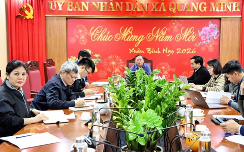 Xã Quang Minh thành lập chợ hoa Tết phục vụ nhân dân đón Tết