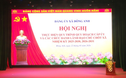 Đông Anh quy hoạch 33 đồng chí tham Ban Chấp hành Đảng bộ