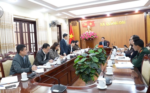 Thường trực Đảng uỷ nghe các ngành báo cáo triển khai tổ chức các hoạt động chăm lo để nhân dân đón Xuân Bính Ngọ 2026