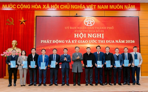 UBND xã Gia Lâm được bầu làm Cụm trưởng Cụm thi đua số 5 thành phố Hà Nội năm 2026