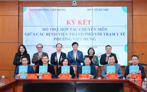 Các bệnh viện thành phố hỗ trợ, hợp tác chuyên môn với Trạm Y tế phường Việt Hưng