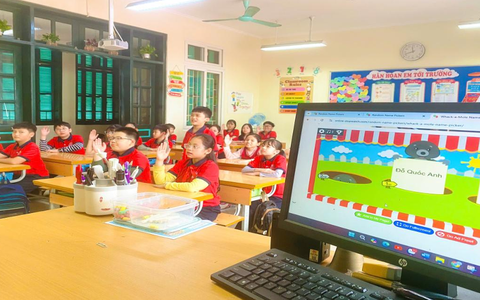 Ứng dụng trí tuệ nhân tạo khi thiết kế bài giảng gây hứng thú cho học sinh trong giờ học toán lớp 4