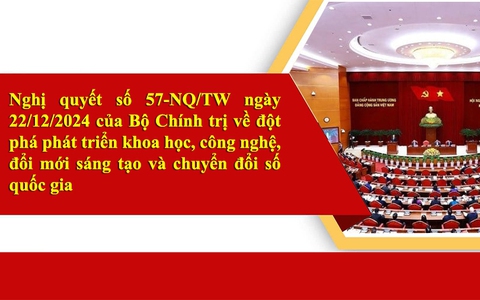 TOÀN VĂN: Nghị quyết 57-NQ/TW về đột phá phát triển khoa học, công nghệ, đổi mới sáng tạo và chuyển đổi số quốc gia
