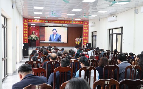 HOÀ XÁ TIẾP SÓNG HỘI NGHỊ TRỰC TUYẾN HỌC TẬP, QUÁN TRIỆT NGHỊ QUYẾT ĐẠI HỘI XIV CỦA ĐẢNG