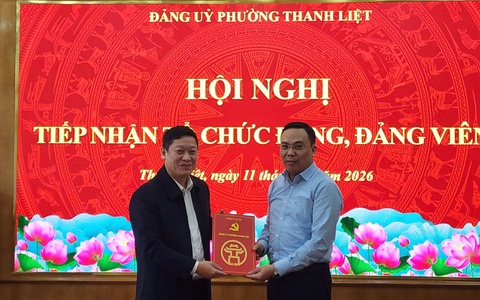 Đảng ủy phường Thanh Liệt: Tiếp nhận Đảng và Đảng viên