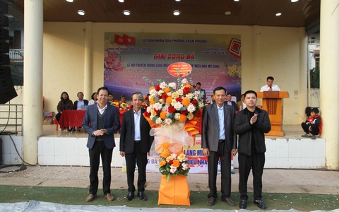 Khai mạc giải bóng đá truyền thống và giải bóng đá tranh cup Miêu Nha mở rộng chào mừng lễ hội truyền thống Đình Làng Miêu Nha xuân Bính Ngọ năm 2026