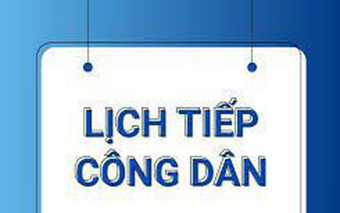 Thông báo lịch tiếp công dân của lãnh đạo Ủy ban nhân dân xã ngày 12/02/2026