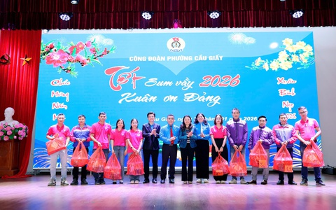 CÔNG ĐOÀN PHƯỜNG CẦU GIẤY - ĐIỂM TỰA TIN CẬY CỦA ĐOÀN VIÊN, NGƯỜI LAO ĐỘNG