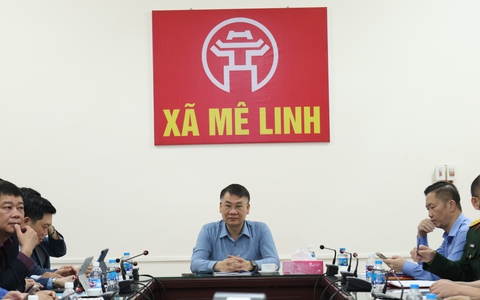 Đảng ủy xã Mê Linh tổ chức tiếp sóng Hội nghị nghiên cứu, học tập, quán triệt các Nghị quyết của Bộ Chính trị