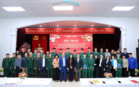 Phường Yên Hòa gặp mặt, động viên công dân lên đường nhập ngũ và quân nhân hoàn thành nghĩa vụ năm 2026