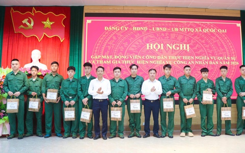 QUỐC OAI GẶP MẶT TÂN BINH NĂM 2026: VỮNG BƯỚC LÊN ĐƯỜNG, TIẾP NỐI TRUYỀN THỐNG QUÊ HƯƠNG ANH HÙNG