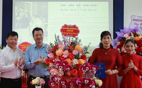 Trạm y tế xã Minh Châu tổ chức kỷ niệm 71 năm Ngày Thầy thuốc Việt Nam.