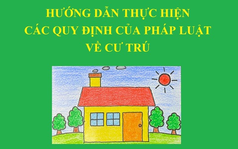 Hướng dẫn thực hiện các quy định của pháp luật về cư trú