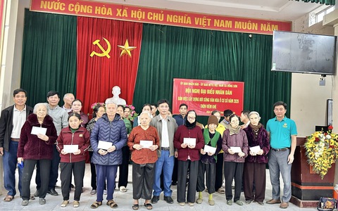 Hội Nông dân xã Hồng Sơn triển khai các hoạt động Tết Nguyên đán Bính Ngọ, tặng quà cho hội viên có hoàn cảnh khó khăn và phát động phong trào thi đua năm 2026