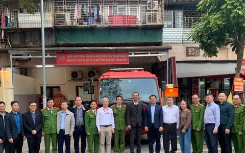 Ra mắt cơ sở chữa cháy và cứu nạn, cứu hộ tại phường Bạch Mai