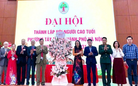 Đại hội thành lập Hội Người cao tuổi phường Tây Tựu nhiệm kỳ 2026 - 2031