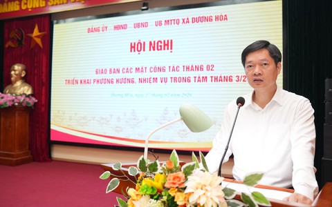 Hội nghị giao ban công tác tháng 02, triển khai phương hướng, nhiệm vụ trọng tâm tháng 3/2026 