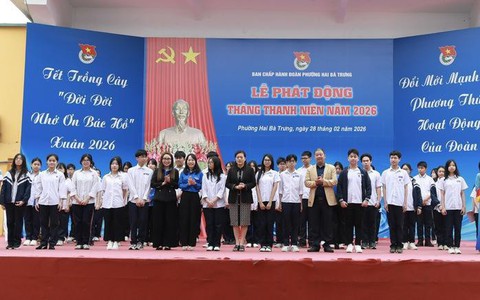Phường Hai Bà Trưng phát động Tháng Thanh niên 2026: Khơi dậy khát vọng cống hiến của tuổi trẻ