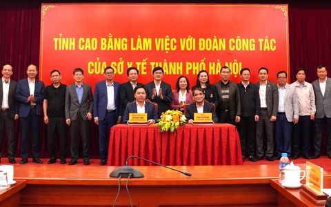 Ngành Y tế Hà Nội hỗ trợ toàn diện phát triển y tế tỉnh Cao Bằng