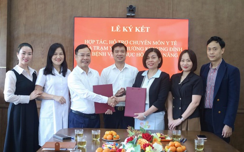 Khương Đình: Ký kết hợp tác, hỗ trợ chuyên môn y tế với Bệnh viện Phục hồi chức năng Hà Nội