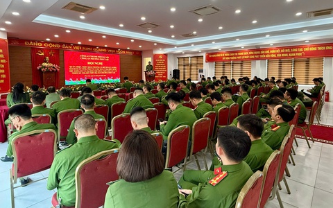 Công an phường Phúc Lợi quán triệt, triển khai Phương án bố trí lực lượng bảo đảm an ninh, trật tự cuộc bầu cử đại biểu Quốc hội khóa XVI và đại biểu HĐND các cấp nhiệm kỳ 2026 - 2031