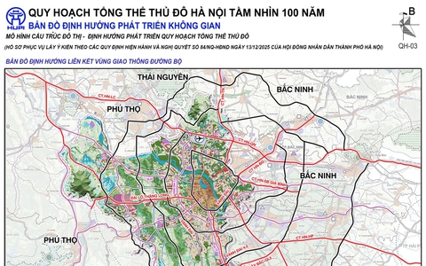 Thông báo về việc công khai lấy ý cộng đồng dân cư có liên quan đối với Quy hoạch tổng thể Thủ đô Hà Nội tầm nhìn 100 năm