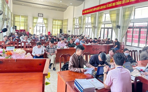 ĐOÀN KIỂM TRA NHCSXH TRUNG ƯƠNG KIỂM TRA HOẠT ĐỘNG TÍN DỤNG CHÍNH SÁCH TẠI XÃ PHÚC SƠN