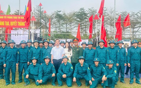 Xã Sơn Đồng tham gia Lễ ra quân huấn luyện và phát động phong trào thi đua năm 2026