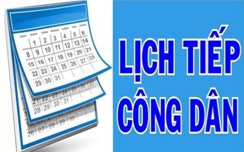 Lịch tiếp công dân định kỳ của HĐND-UBND phường Ngọc Hà tháng 3/2026