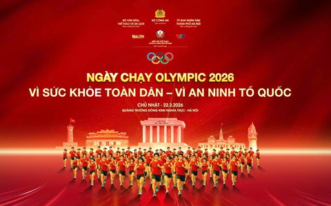 Phát động ngày chạy Olympic vì sức khỏe toàn dân - vì an ninh Tổ quốc năm 2026