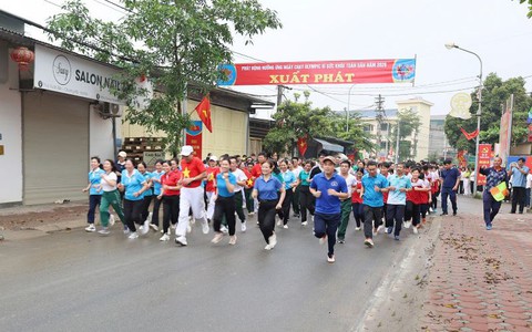 Xuân Mai: hưởng ứng Ngày chạy Olympic vì sức khỏe toàn dân, phát động Giải chạy Báo Hànộimới mở rộng lần thứ 51 - Vì hòa bình