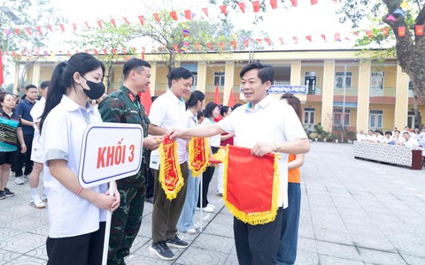 Xã Ứng Thiên: 1.600 người tham gia Ngày hội chạy vì sức khỏe toàn dân