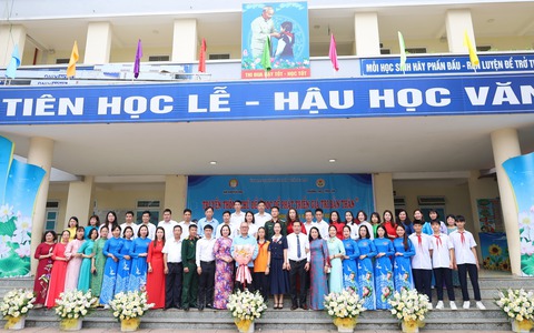 Chương trình truyền thông “Học để phát triển giá trị bản thân” tại Trường THCS Thụy An