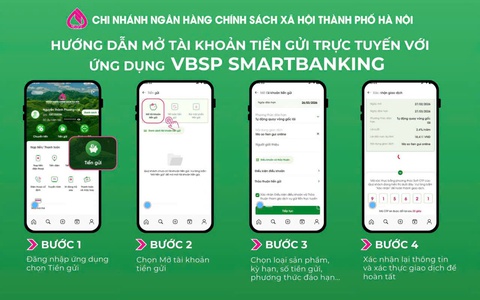 TUYÊN TRUYỀN TRIỂN KHAI DỊCH VỤ TIỀN GỬI TRỰC TUYẾN TRÊN ỨNG DỤNG VBSP SMARTBANKING
