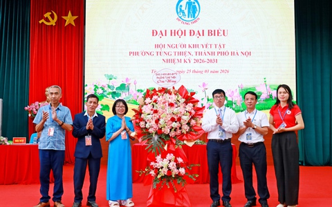 Đại hội Đại biểu Người khuyết tật phường Tùng Thiện lần thứ I, nhiệm kỳ 2026- 2031 - Lan tỏa thông điệp về bình đẳng, hòa nhập và nghị lực sống