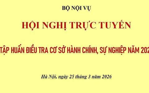 Xã Phú Xuyên tham dự hội nghị trực tuyến tập huấn điều tra cơ sở hành chính, sự nghiệp năm 2026